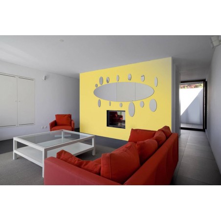 Miroir Sur-Mesure Ovale Miroir Sur-Mesure Rond pour agrandir visuellement une pièce