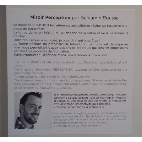 Miroir PERCEPTION by Benjamin Rousse