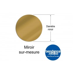 Round bespoke mirror