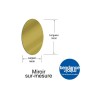 Miroir Acrylique Or 3mm Sur-Mesure Ovale