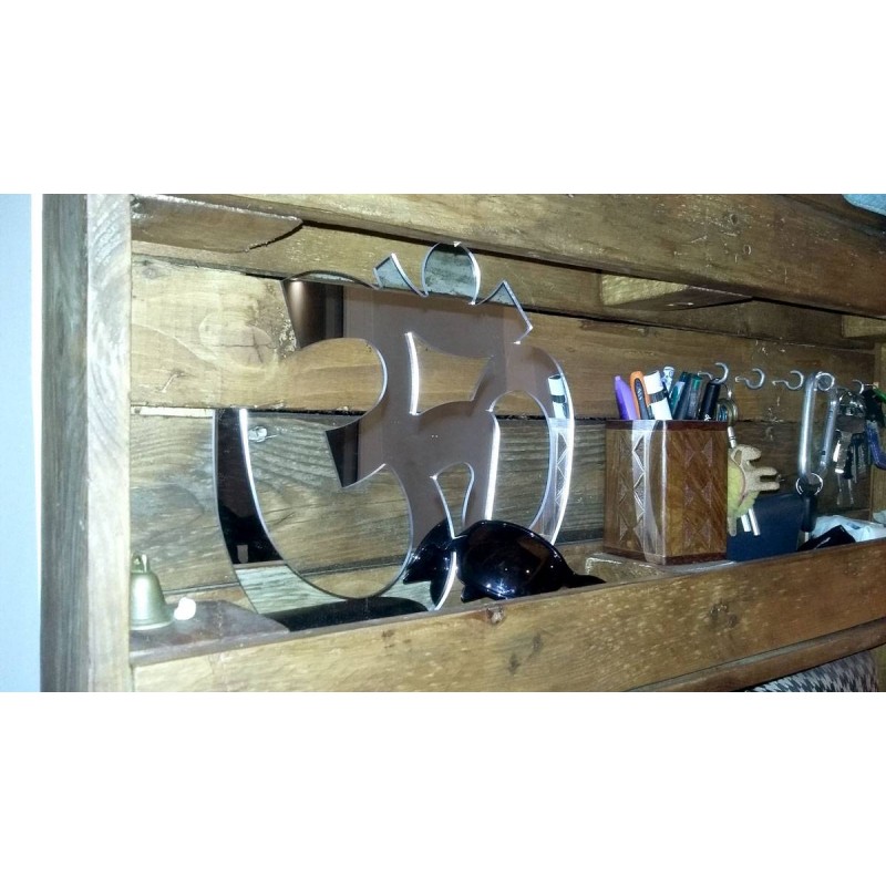 Buddhist decorative mirror AUM