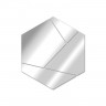 Miroir design Hexagone