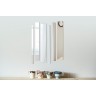Miroir design lames droites salon Miroir design lames droites salon