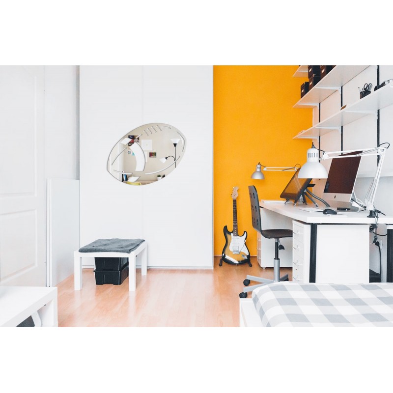 Pallone da rugby specchio decorativo