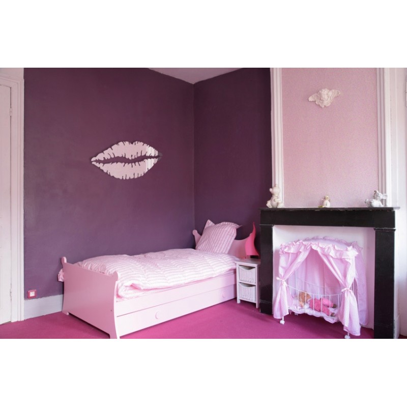 Miroir design bouche romantique