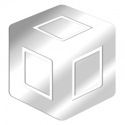 Miroir design Cube 3D