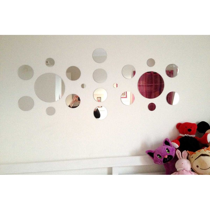 Miroir Acrylique 3mm Sur-Mesure Rond