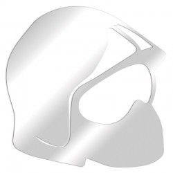 déco pompier miroir casque F1