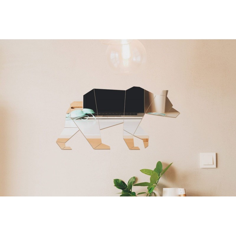 Elongated bubbles design mirror