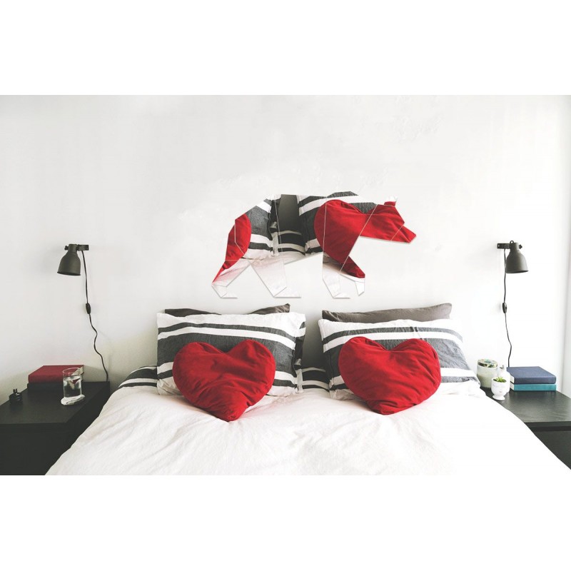 Elongated bubbles design mirror