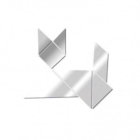 Miroir Tangram chat