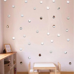 Games of small round decorative mirrors
