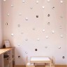 Games of small round decorative mirrors