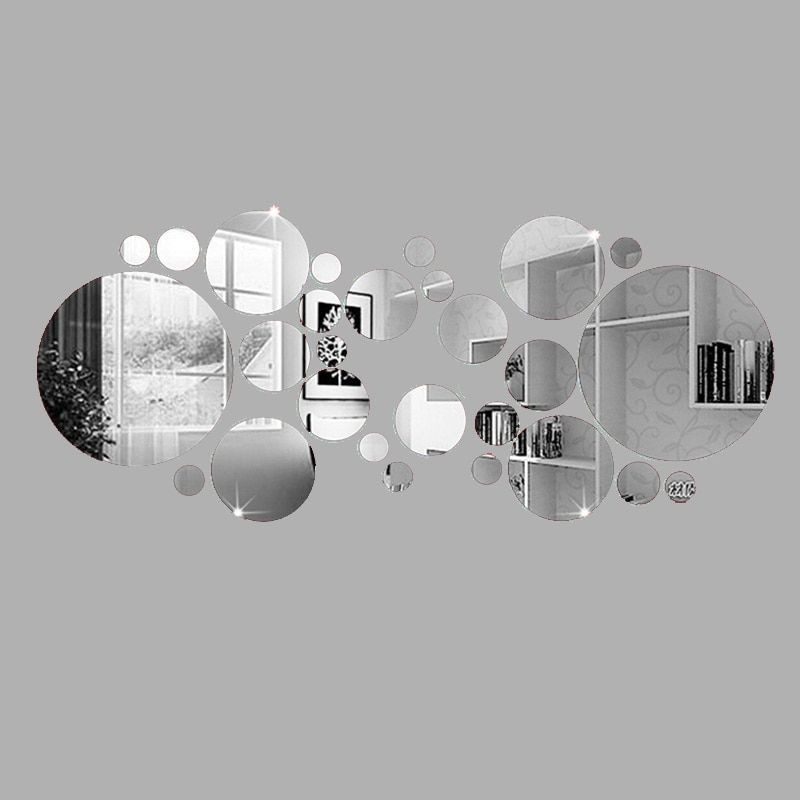 Sets of 26 Decorative Mirrors Bubbles