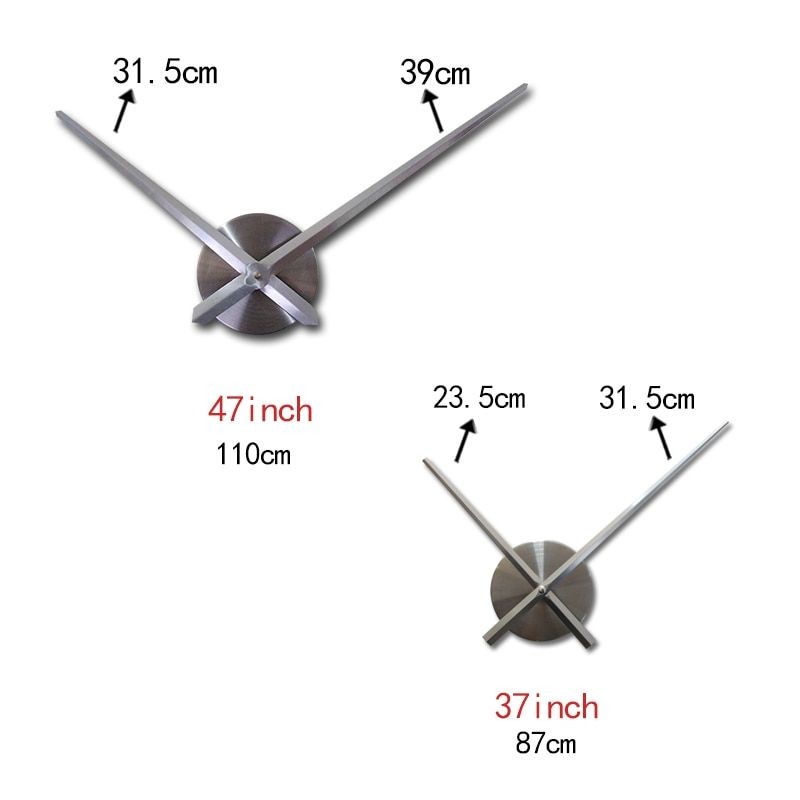 Horloge décoration miroir grande taille