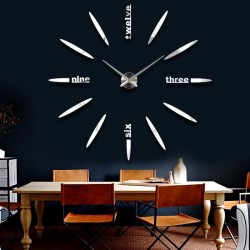 Large Wall Mirror Clock