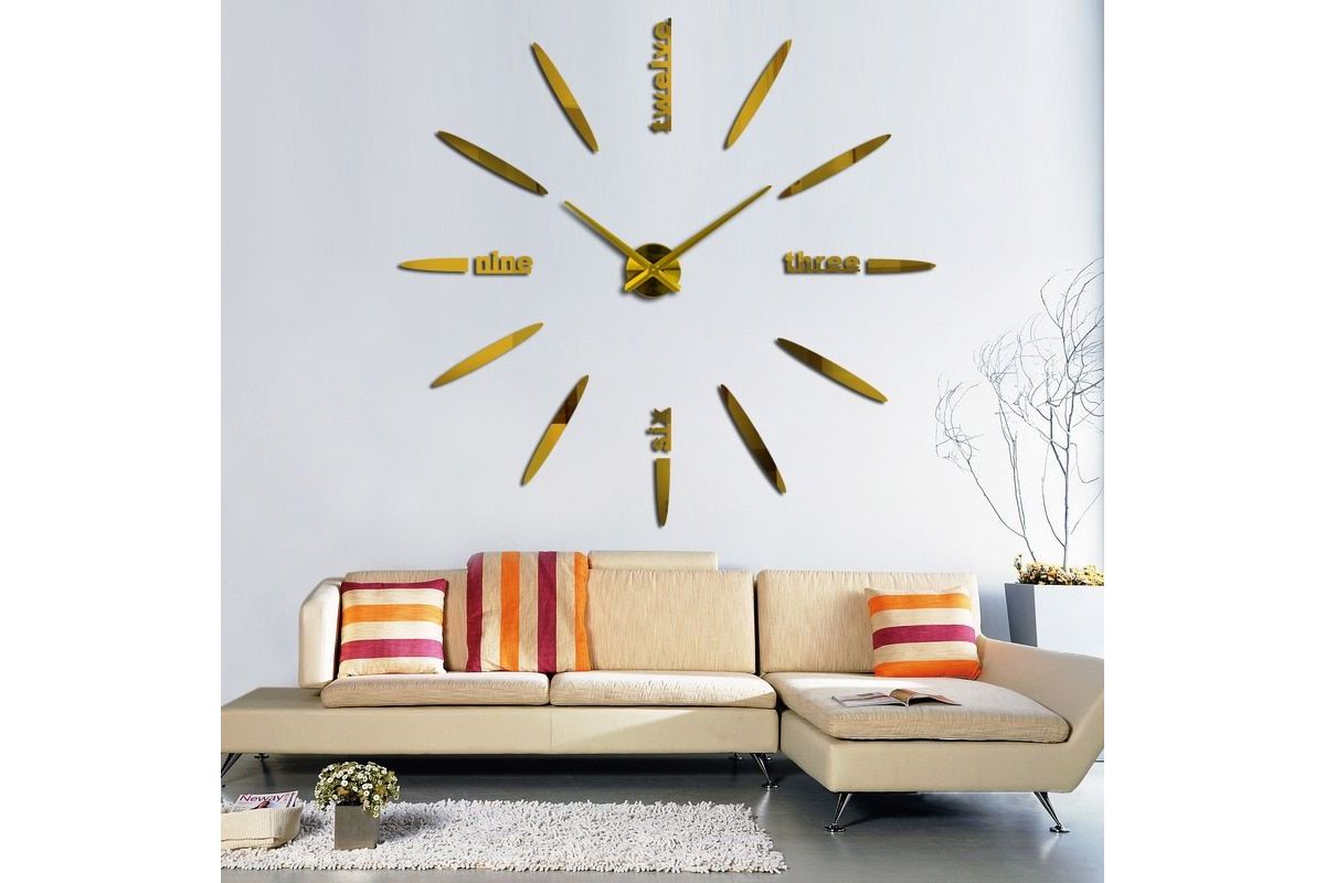 OZAIA - Orologio Da Parete Bimateriale D. 61 Cm Legno E Metallo Naturale Chiaro E Nero Galou