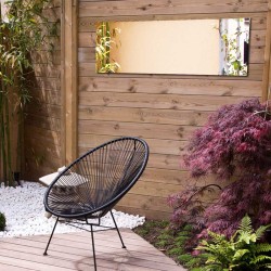 Miroir de jardin 140x45 cm...