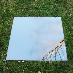 90x90 cm Outdoor Acrylic Garden Mirror