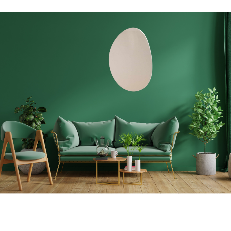 Irregular Omega Decorative Mirror