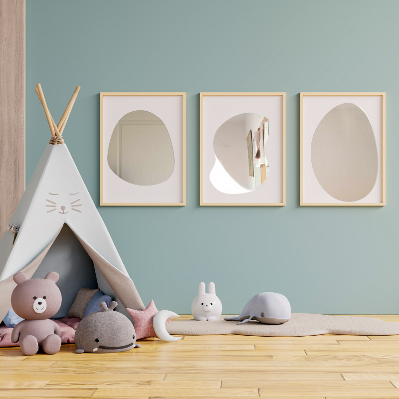 Irregular Omega Decorative Mirror