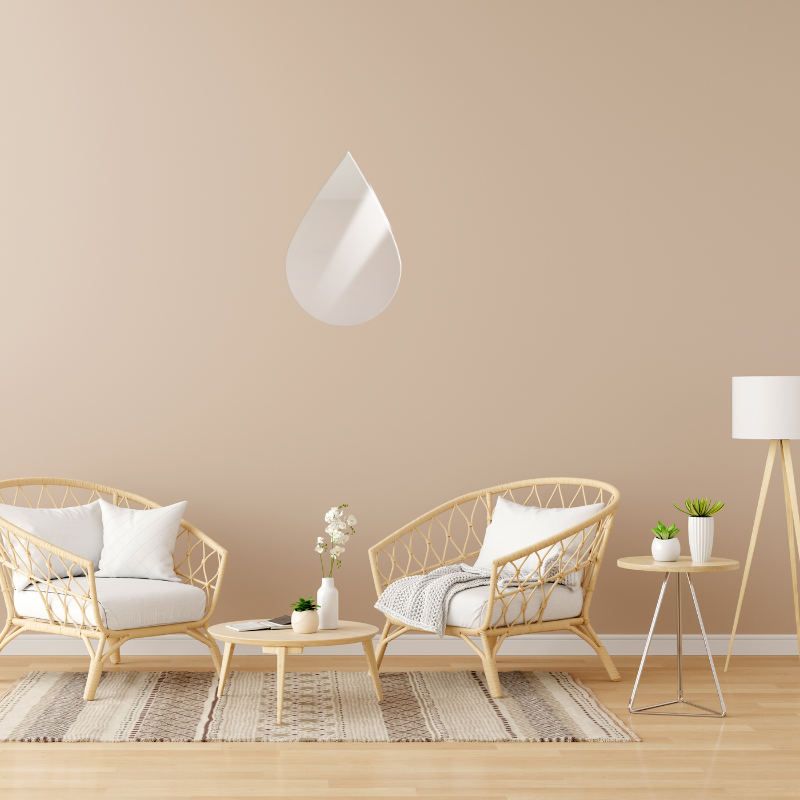 Water Drop Decorative Mirror