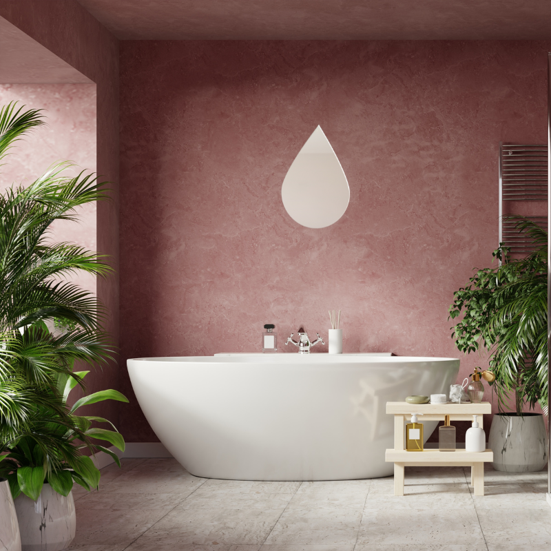 Water Drop Decorative Mirror