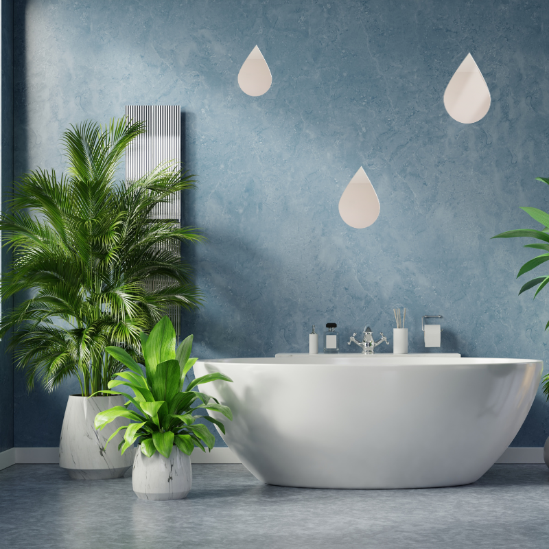 Water Drop Decorative Mirror