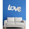 LOVE Decorative Mirror with Dog Paw