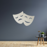 Theatre Masks Decorative Mirror
