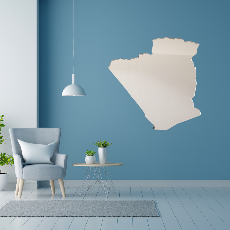 Miroir carte de l'Algérie