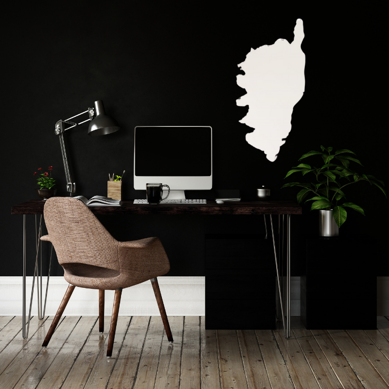 Corsica Map Mirror