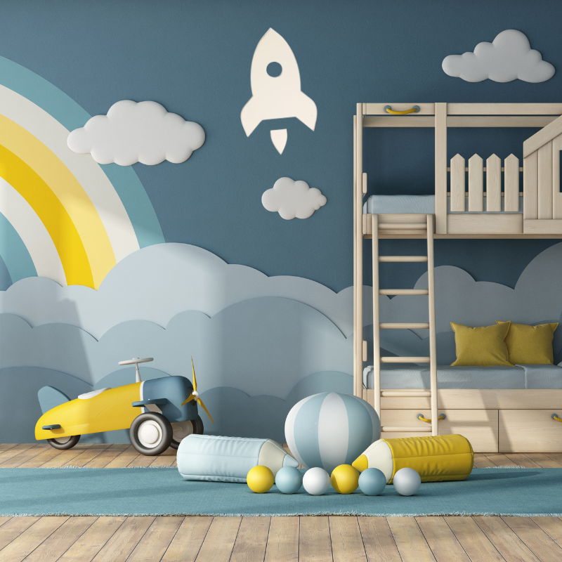 Miroir acrylique petite fusée