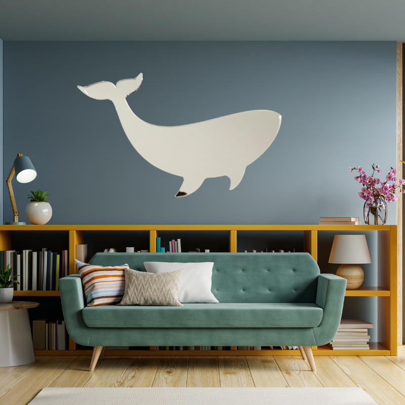 Whale Wall Mirror