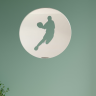 Basketball Hoop Wall Mirror