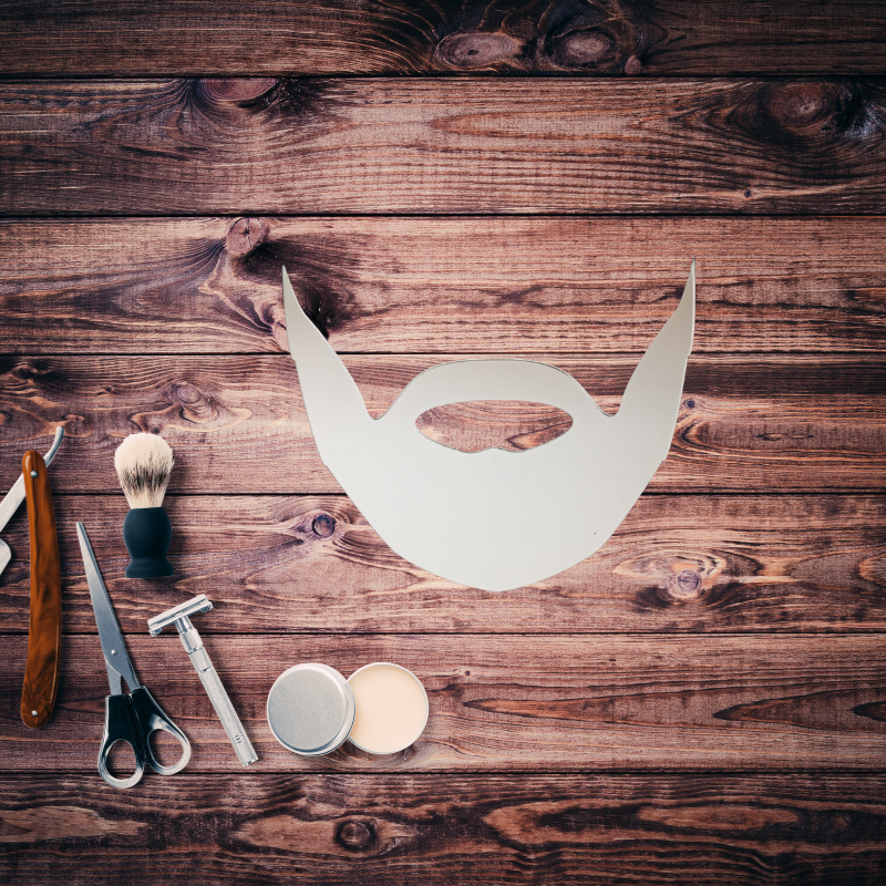 Short Beard Wall Mirror