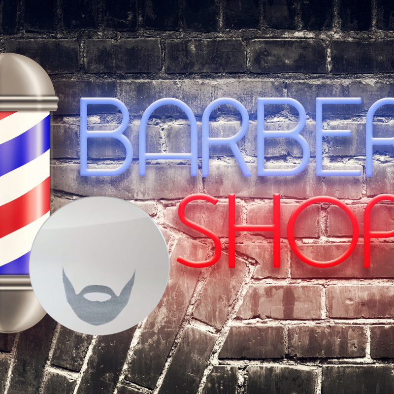 Short Beard Shaped Mirror