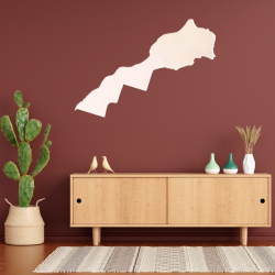 Miroir carte du Maroc