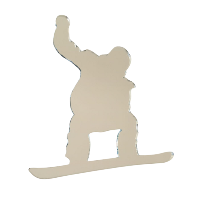 Snowboarder Wall Mirror
