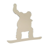 Miroir décoratif Snowboarder – L'esprit de la glisse Miroir décoratif Snowboarder – L'esprit de la glisse