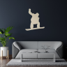 Miroir décoratif Snowboarder – L'esprit de la glisse Miroir décoratif Snowboarder – L'esprit de la glisse