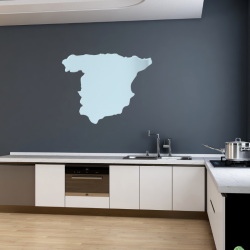 Miroir Carte de l'Espagne