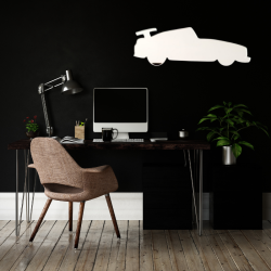 Miroir décoratif acrylique Voiture de Sport- f1