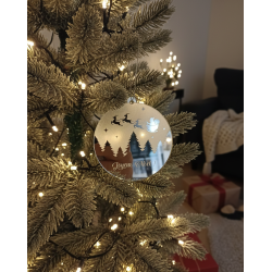 Boule de Noel Miroir acrylique