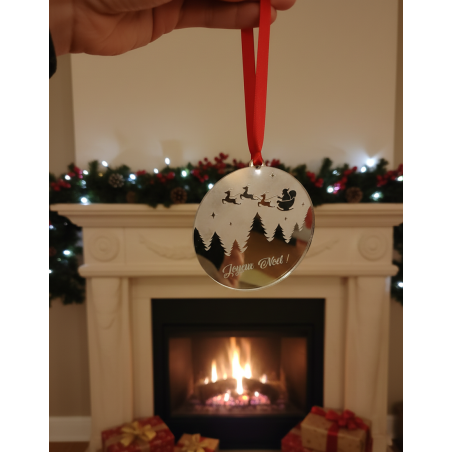 Suspension de Noël, en miroir acrylique