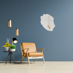 Miroir carte île de la Réunion