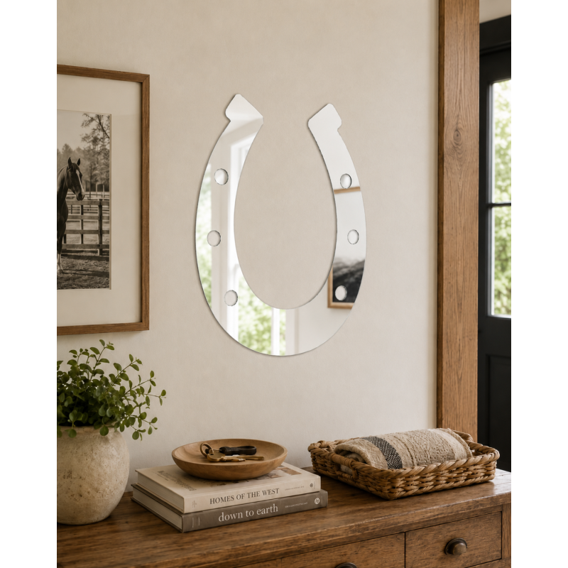 Miroir décoratif porte bonheur
