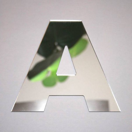 Miroir lettre A Arial