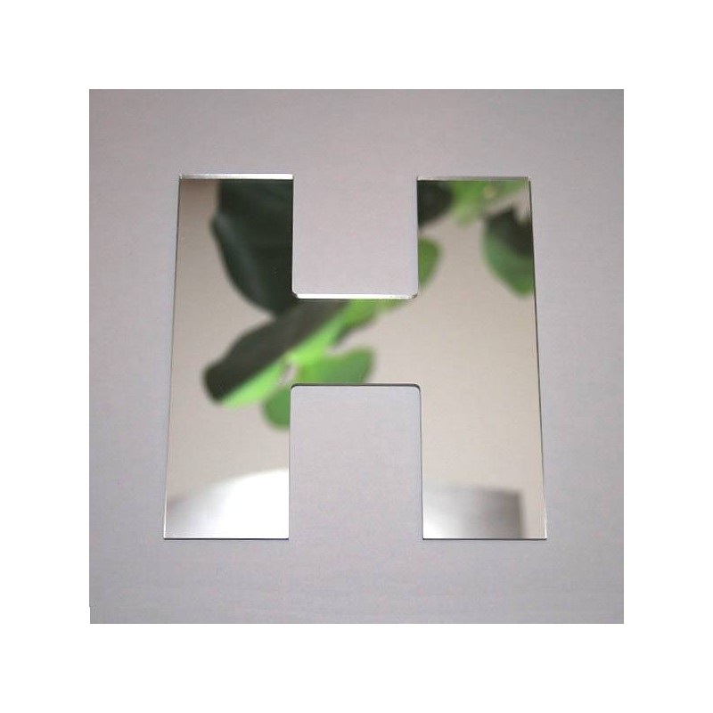 Miroir lettre H Arial