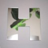 Miroir lettre H Arial Miroir lettre H Arial